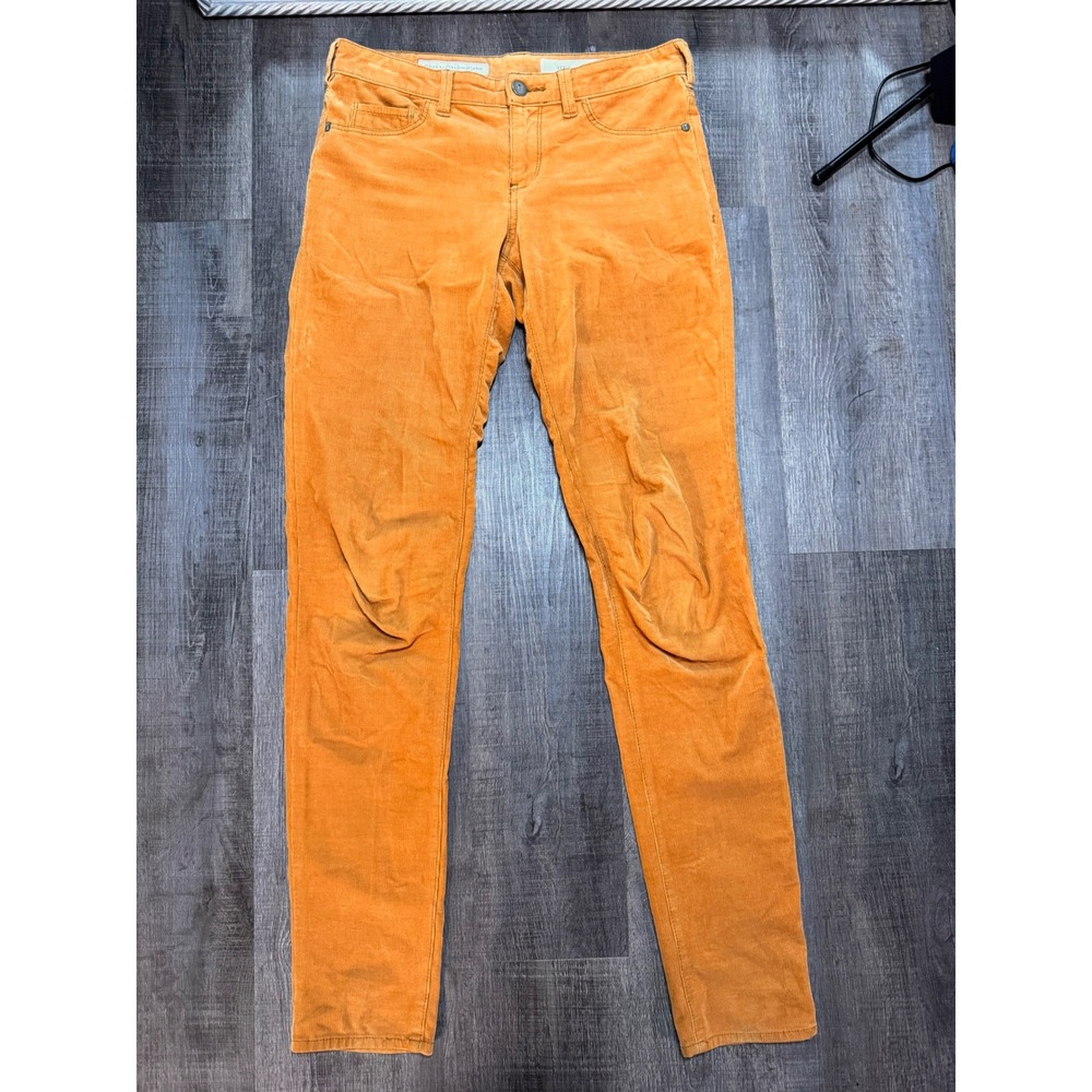 Pilcro and the Letterpress Serif Corduroy Pants Orange Mustard Size 26 Slim Leg